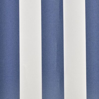vidaXL Luifeldoek 6x3 m canvas blauw en wit