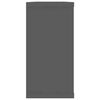 vidaXL Wandschappen kubus 6 st 100x15x30 cm bewerkt hout grijs