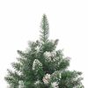 vidaXL Kunstkerstboom met 150 LED Groen 120 cm PVC en Plastic en Staal