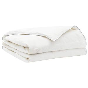 vidaXL Dekbed FULDA 140 x 220 cm Zomer 100 GSM 90% Gansendons Wit