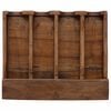 vidaXL Koffer Bruin 36 x 30 x 10 cm Massief Mahoniehout