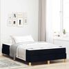 vidaXL Boxspringbed met matras Zwart 120 x 190 cm Stof