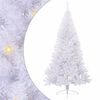 vidaXL Kunstkerstboom met 300 LED Wit 240 cm PVC en staal