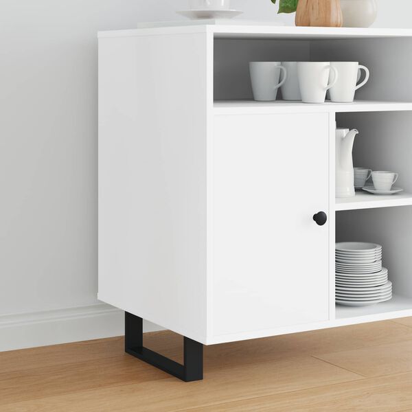 vidaXL Meubelpoten 12 pcs Zwart 28,1 x 4 x 10 mm IJzer