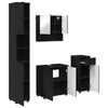 vidaXL Badkamermeubelset 4 st Zwart 61 x 35 x 64 cm