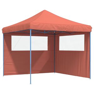 vidaXL Partytent 292 x 292 x 315 cm Terracotta Oxford Stof