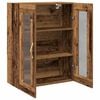 vidaXL Wandkast Wandgemonteerd Oud Hout 69,5 x 34 x 90 cm Bewerkt hout