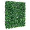 vidaXL Hek met kunstheester&nbsp;6 st 50x50 cm groen