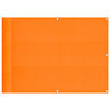 vidaXL Balkonscherm Oranje 75x1000 cm 100% Polyester Oxford
