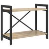 vidaXL Boekenkast 60 x 30 x 50 cm Bewerkt hout Sonoma Eiken