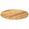 vidaXL Tafelblad rond &Oslash; 90x2,5 cm massief ruw mangohout