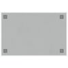 vidaXL Wandmagneetbord 60x40 cm gehard glas wit