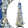 vidaXL Kunstkerstboom Wit 120 cm PVC