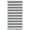 vidaXL Zebra rolgordijn 85x150 cm stofbreedte 80,9 cm donkergrijs
