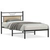 vidaXL Bedframe zonder matras hout sonoma eikenkleurig 100x190 cm