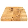 vidaXL Tafelblad met natuurlijke rand 70x40x2,5 cm massief mangohout