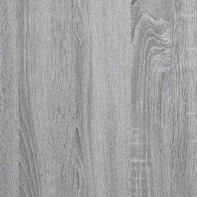 vidaXL Bedframe bewerkt hout grijs sonoma eikenkleurig 140x190 cm