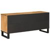 vidaXL TV-kast met lade Bruin 100 x 33 x 46 cm Massief Mango Hout