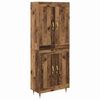 vidaXL Highboard Oud Hout 69,5 x 34 x 90 cm Bewerkt hout