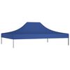 vidaXL Partytentdak 270 g/m² 4,5x3 m blauw