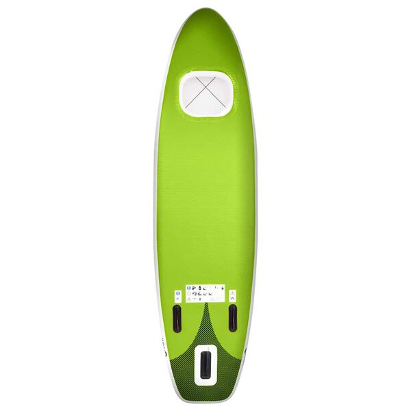 vidaXL Stand Up Paddleboardset opblaasbaar 300x76x10 cm groen