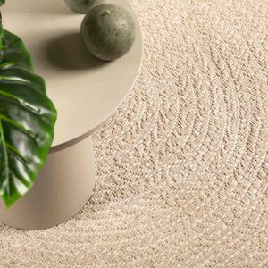 vidaXL Vloerkleed ZIZUR beige binnen en buiten 60x110 cm jute look