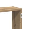 vidaXL Wandschap 159x18x66 cm bewerkt hout artisanaal eikenkleurig