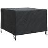 vidaXL Meubelhoes 99 x 99 x 60 cm 210D Oxford Stof Rechthoekig Zwart