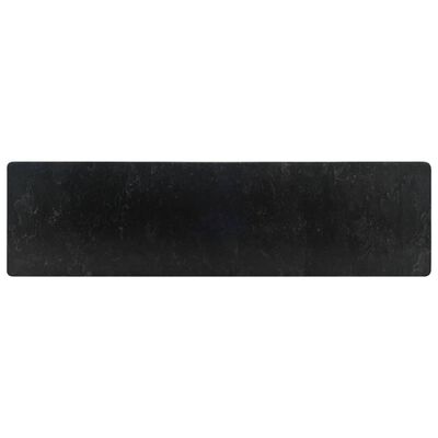 vidaXL Gootsteen 45x30x12 cm marmer zwart