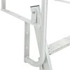 vidaXL 3-Traps Steigerladder Zilver 58 x 77 x 144 cm Aluminium