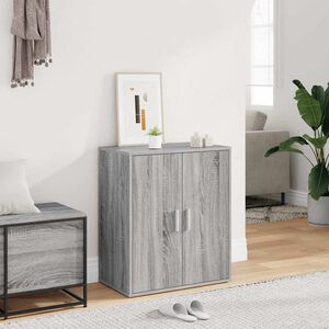 vidaXL Schoenenkast 60x35x70 cm bewerkt hout grijs sonoma eikenkleurig