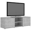 vidaXL Tv-meubel 120x34x37 cm bewerkt hout betongrijs