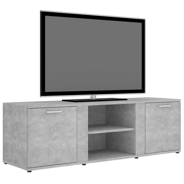 vidaXL Tv-meubel 120x34x37 cm bewerkt hout betongrijs