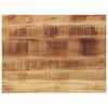 vidaXL Tafelblad rechthoekig 80x50x3,8 cm massief ruw mangohout