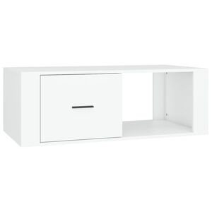 vidaXL Salontafel 100x50,5x35 cm bewerkt hout wit