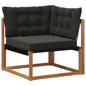 vidaXL Buiten Hoek Sofa Massief Acaciahout Naturel