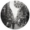 WallArt Behangcirkel Hong Kong the Old Days 142,5 cm