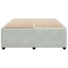 vidaXL Bedframe zonder matras 140x190 cm fluweel lichtgrijs