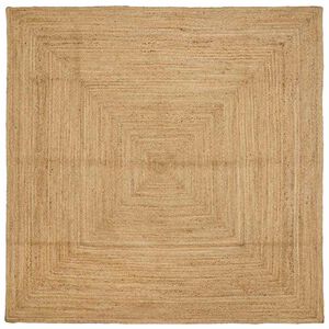 vidaXL Gebied Tapijt Beige 300 x 300 cm Jute