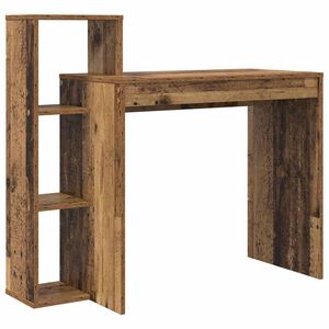 vidaXL Bureau Oud Hout Bewerkt hout 100 x 40 x 90 cm