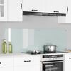 vidaXL Keuken Achterwand 2 pcs Wit 80 x 50 cm gehard glas