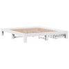 vidaXL Bedframe zonder matras massief grenenhout wit 180x200 cm