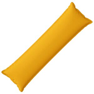 vidaXL Kussensloop HOUTEN Lichtgeel 40 x 145 cm Faux Linnen