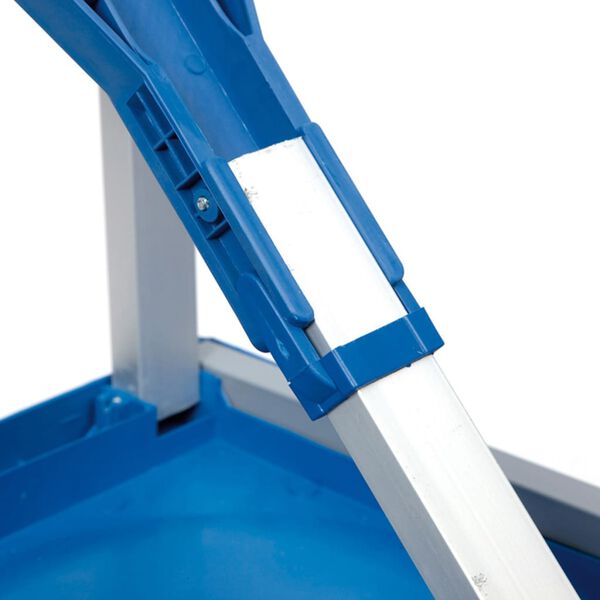 Bo-Camp Picknicktafelset Basic staal blauw 1404374