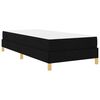 vidaXL Boxspringbed met matras Zwart 90 x 190 cm Stof