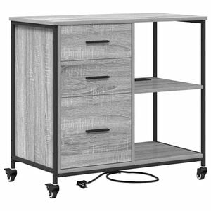 vidaXL Kast met Oplaadstation 76 x 41 x 72 cm Bewerkt hout
