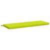 vidaXL Bankkussen SOEST 100% Polyester Helder groen 110 x 40 x 5 cm