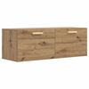 vidaXL Wandkast 100 x 36,5 x 35 cm Bewerkt hout Artisanaal eiken