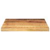 vidaXL Tafelblad vierkant 60x60x2,5 cm massief ruw mangohout