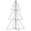 vidaXL Kegelkerstboom 200 LED's binnen en buiten 98x150 cm